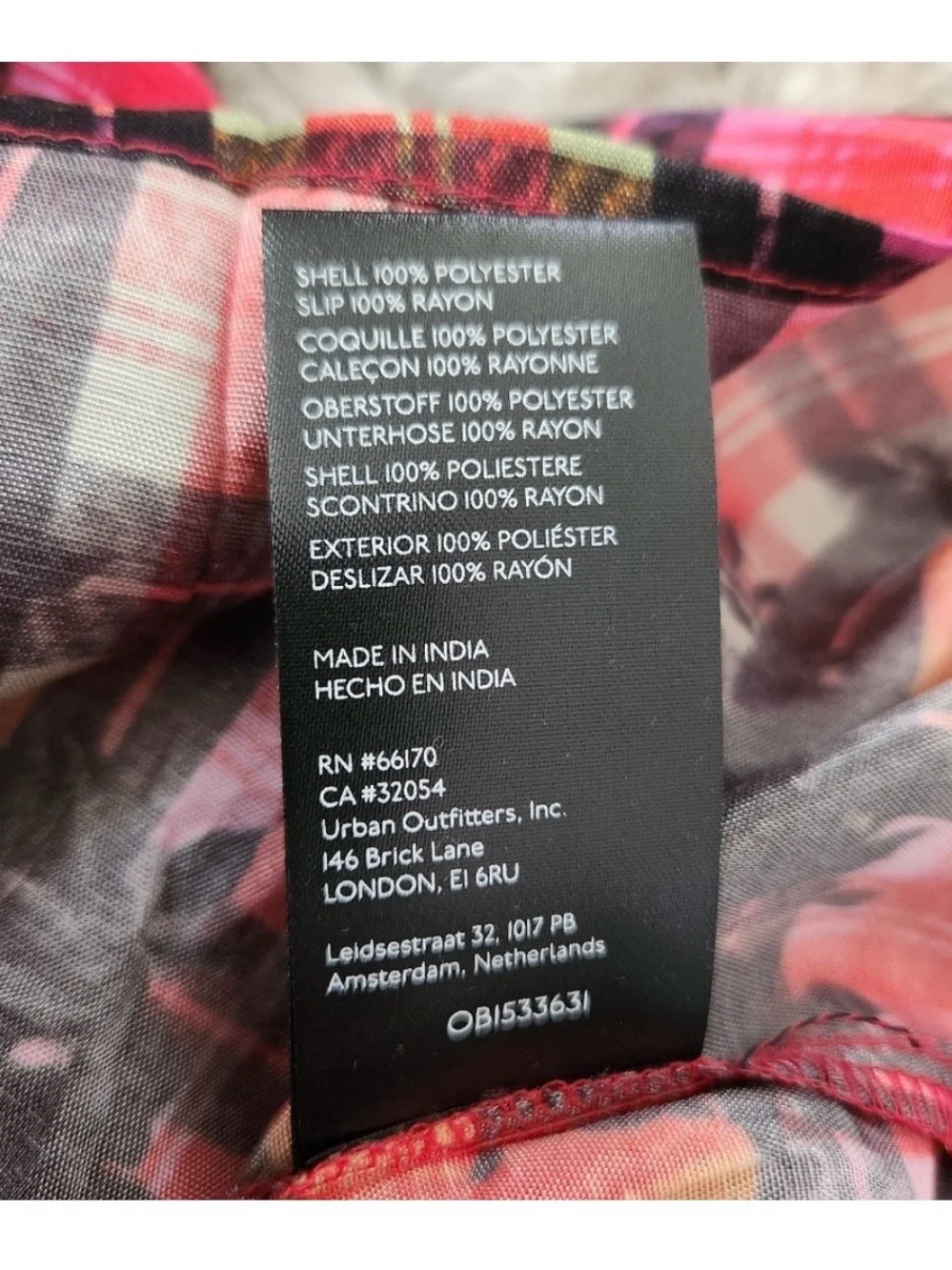 Free‎ People/UO Jerra Maxi 2 in one Shirtdress Plaid-Small